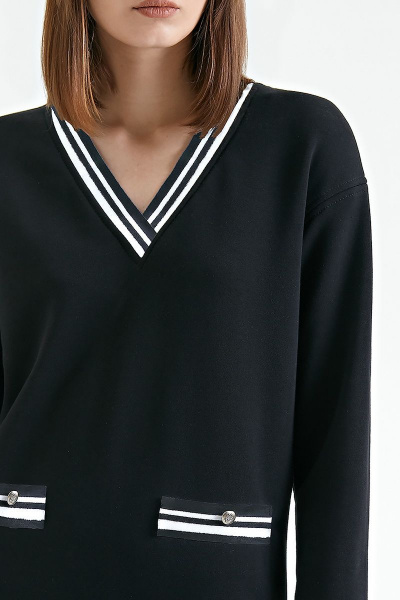 Платье Moveri by Larisa Balunova 5067D черный - фото 4