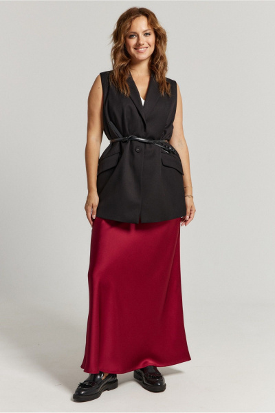 Юбка А-образного силуэта из струящейся вискозы Avord V3114 - фото 1