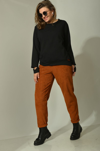 Брюки GRATTO 3008 терракот - фото 2