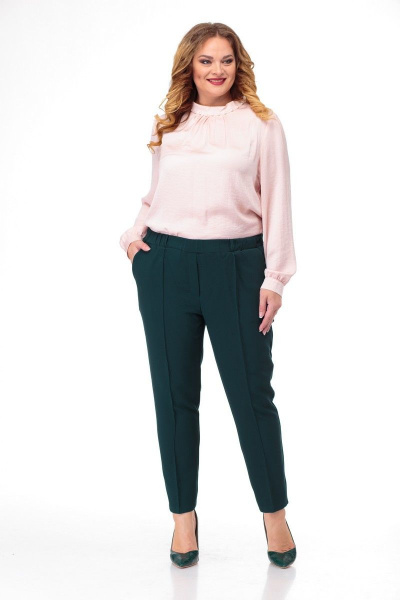 Брюки Anelli 421 изумруд - фото 1