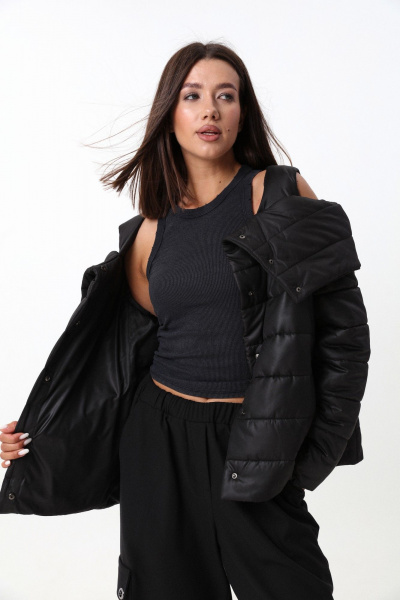 Куртка демисезонная с расширенным силуэтом и бретелями LM М95 - фото 10