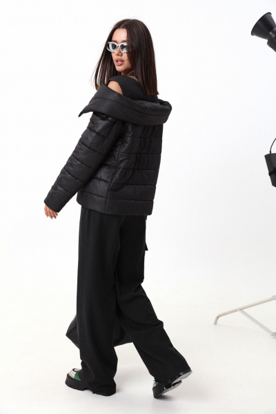 Куртка демисезонная с расширенным силуэтом и бретелями LM М95 - фото 5