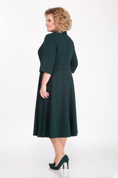 Платье с расклешенной юбкой и поясом с пряжкой Sharm-Art 2072 - фото 2