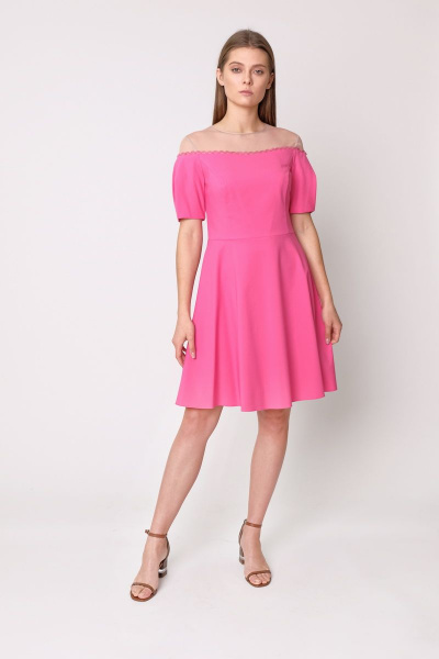 Платье в стиле на каждый день из текстиля BURVIN 5938-81 1 - фото 1