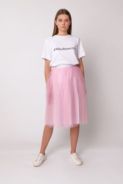 Юбка на каждый день летняя из текстиля для повседневной носки BURVIN 6119-21 - фото 1