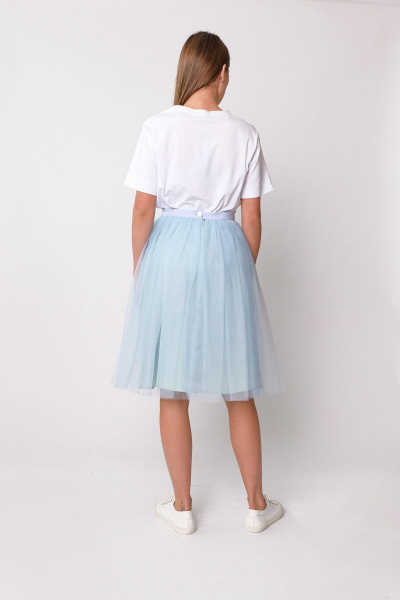 Юбка на каждый день в стиле лето из текстиля BURVIN 6119-21 1 - фото 2