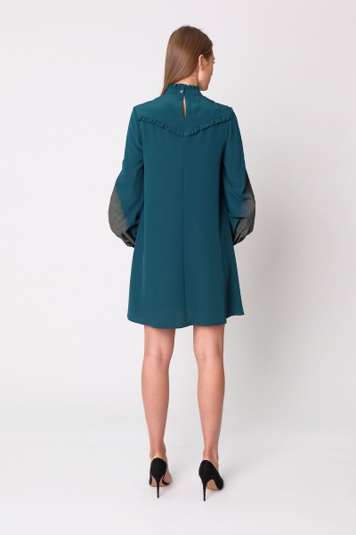 Платье нарядное текстильное длина 89 см на демисезон gird BURVIN 7281-81 1 - фото 2