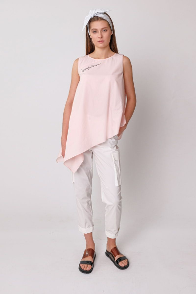 Блуза из хлопка, демисезон, на каждый день BURVIN 7422-51 1 - фото 1