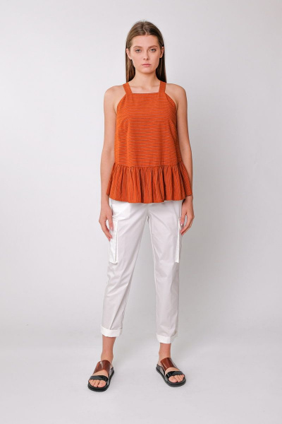 Блуза из вискозы, демисезон, на каждый день BURVIN 7505-51 1 - фото 1