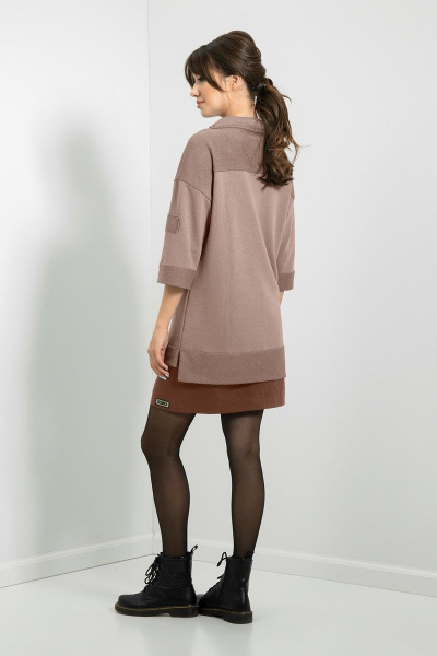 Свитшот Samnari Т85 коричневый - фото 3