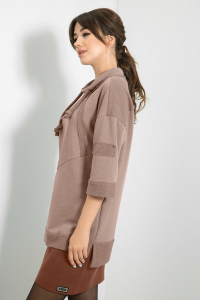 Свитшот Samnari Т85 коричневый - фото 2