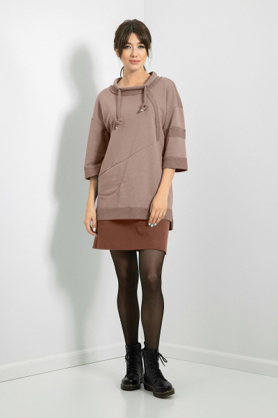 Свитшот Samnari Т85 коричневый - фото 1