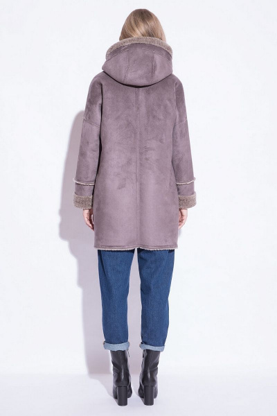 Дубленка ElectraStyle 3-0015/1-316/3161 тем латте - фото 5