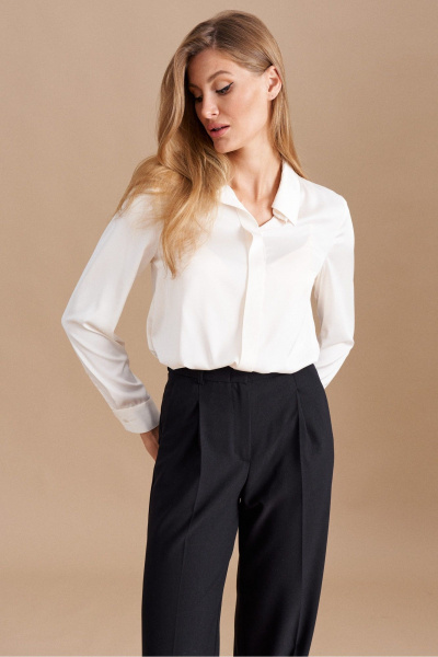 Блуза ELLETTO 3776 молочный - фото 2