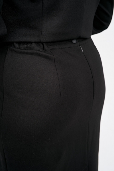 Деловой костюм из трикотажа с жакетом и юбкой на подкладке IVA 1493 - фото 8