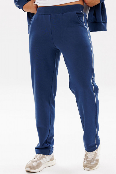 Брюки с классическим силуэтом из хлопка и трикотажа GO M2081/20-01. 182-188 - фото 1