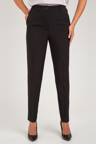 Классический костюм-двойка с зауженными брюками и пиджаком IVARI 10403/1 черный - фото 12