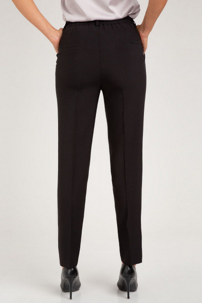 Классический костюм-двойка с зауженными брюками и пиджаком IVARI 10403/1 черный - фото 4