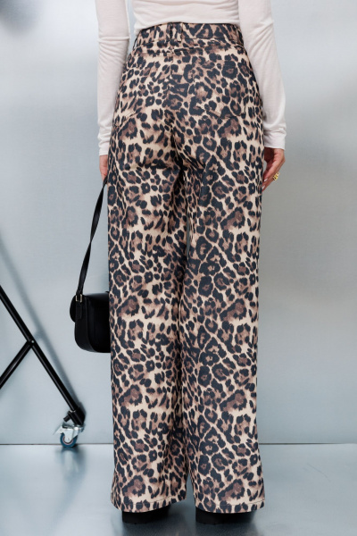 Брюки с леопардовым принтом в стиле на каждый день KOKOdea 6.17.2 леопард - фото 3