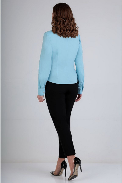Блуза Таир-Гранд 6203 голубой - фото 4