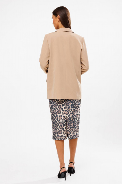 Комплект из жакета, жилета и юбки с отделкой Ларс Стиль 971 - фото 4