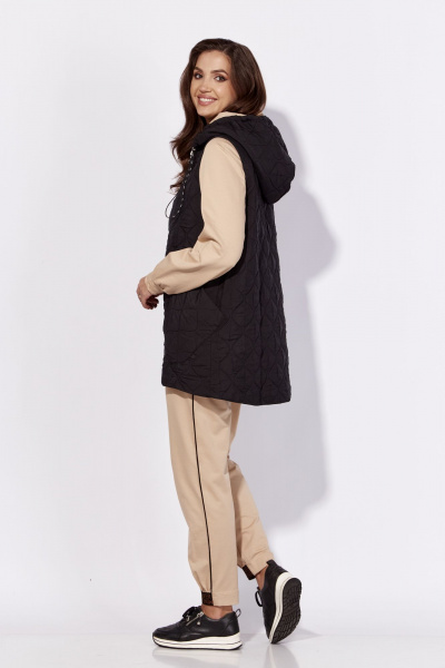 Комплект из костюма с жилетом, свитшотом и брюками Luna 185 горчица - фото 2