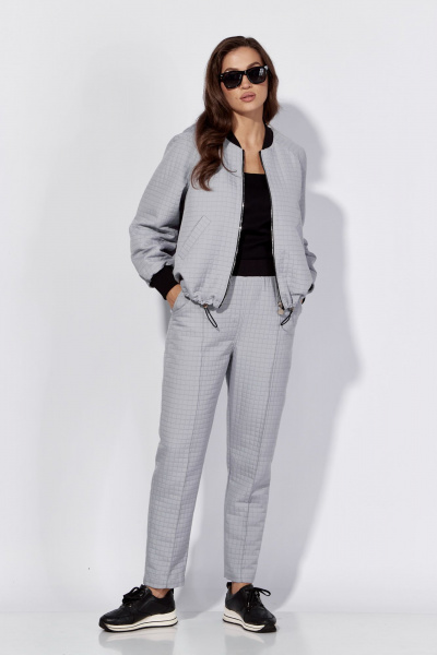 Брюки, бомбер Luna 180 серый - фото 7