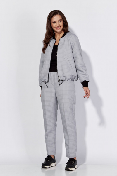 Брюки, бомбер Luna 180 серый - фото 6