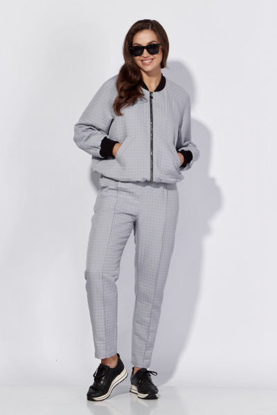 Брюки, бомбер Luna 180 серый - фото 1