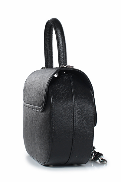 Круглогодичная кожаная сумка на отделениях и ремне Galanteya 43223.24с447к45 черный - фото 4