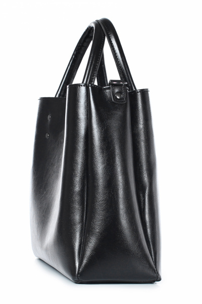 Экокожа сумка на три отделения и длинном ремне-кастуре Galanteya 45022.23с414к45 черный - фото 4