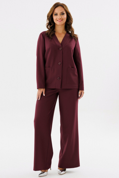 Демисезонный костюмный брючный комплект из текстиля Angelina & Сompany 1139 - фото 3