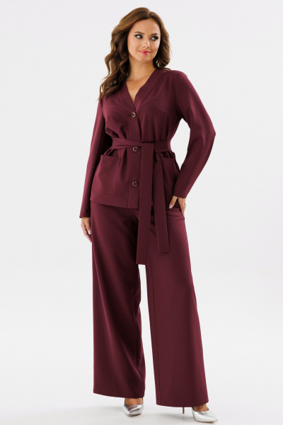 Демисезонный костюмный брючный комплект из текстиля Angelina & Сompany 1139 - фото 2