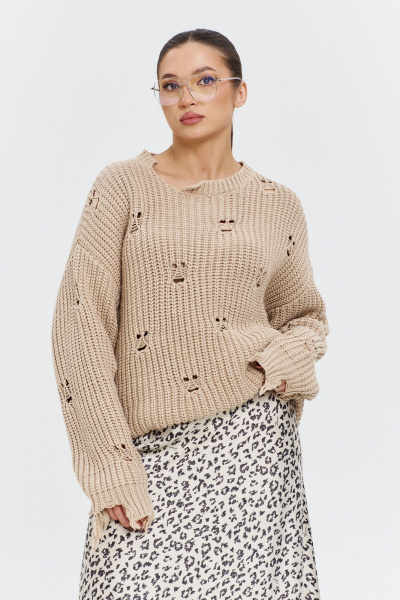 Атласная юбка миди с резинкой и трапециевидным силуэтом Anastasia 1151 платина - фото 11