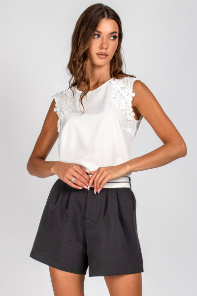 Блуза VIZAVI 715 молочный - фото 10