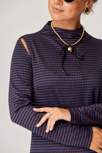 Платье Gizart 5169 синий - фото 8