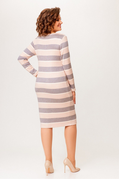 Миди-платье из трикотажа с круглой горловиной Swallow 770 - фото 6