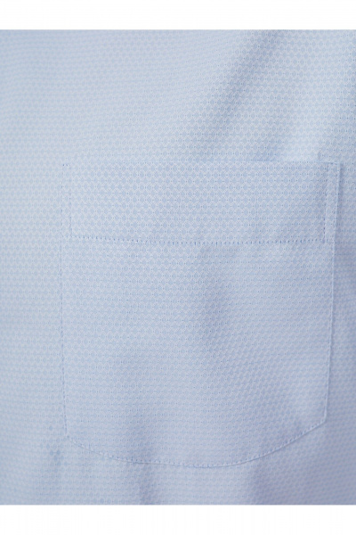 Круглогодичная рубашка классическая из хлопка с принтом Nadex 01-047312/520-24 голубой - фото 6
