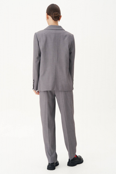 Зауженные брюки с высокой посадкой и классическими деталями Fantazia Mod 4873 - фото 6