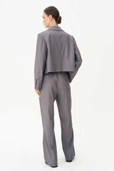 Клёш брюки с высокой посадкой и шлёвками Fantazia Mod 4874 - фото 7