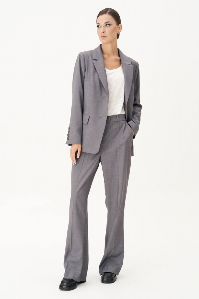 Клёш брюки с высокой посадкой и шлёвками Fantazia Mod 4874 - фото 2