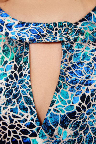 Платье на каждый день с нагрудными вытачками и поясом Swallow 775 - фото 12