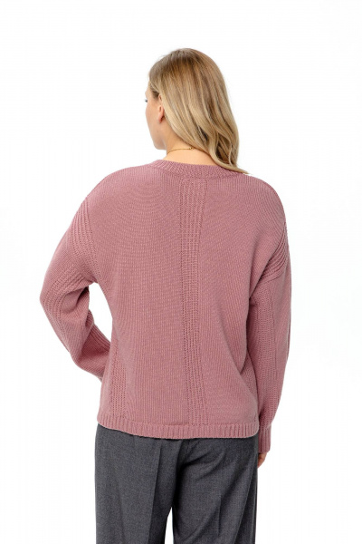 Джемпер базовий з довгим рукавом із м'якої пряжі Romgil РВ0133-ШЕ5 клевер - фото 2