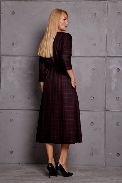 Деловое платье из плательной ткани с карманами и молнией Azzara 947 - фото 3