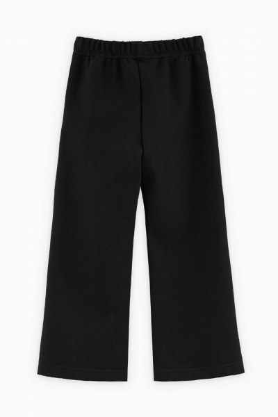 Черные расклешенные брюки из футера с разрезами Bell Bimbo 242019 черный - фото 4