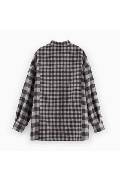 Рубашка в клетку для девочки на каждый день Bell Bimbo 243107 клетка - фото 5