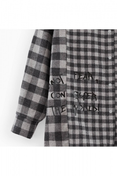 Рубашка в клетку для девочки на каждый день Bell Bimbo 243107 клетка - фото 6