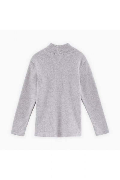 Водолазка для мальчика прямого силуэта из трикотажа Bell Bimbo 242038 серый - фото 3