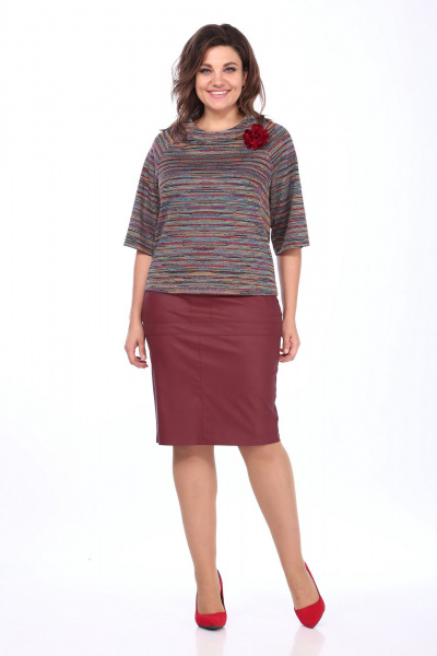 Блуза Klever 394-1 мультиколор - фото 1