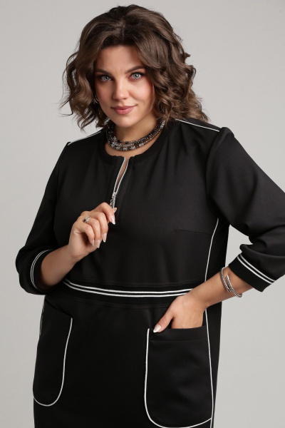 Демисезонное платье в стиле спорт-шик трикотаж Lady Secret 3744 - фото 3